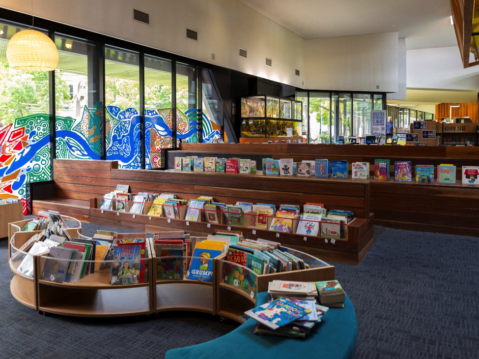 The picture book area of the Bendigo Library